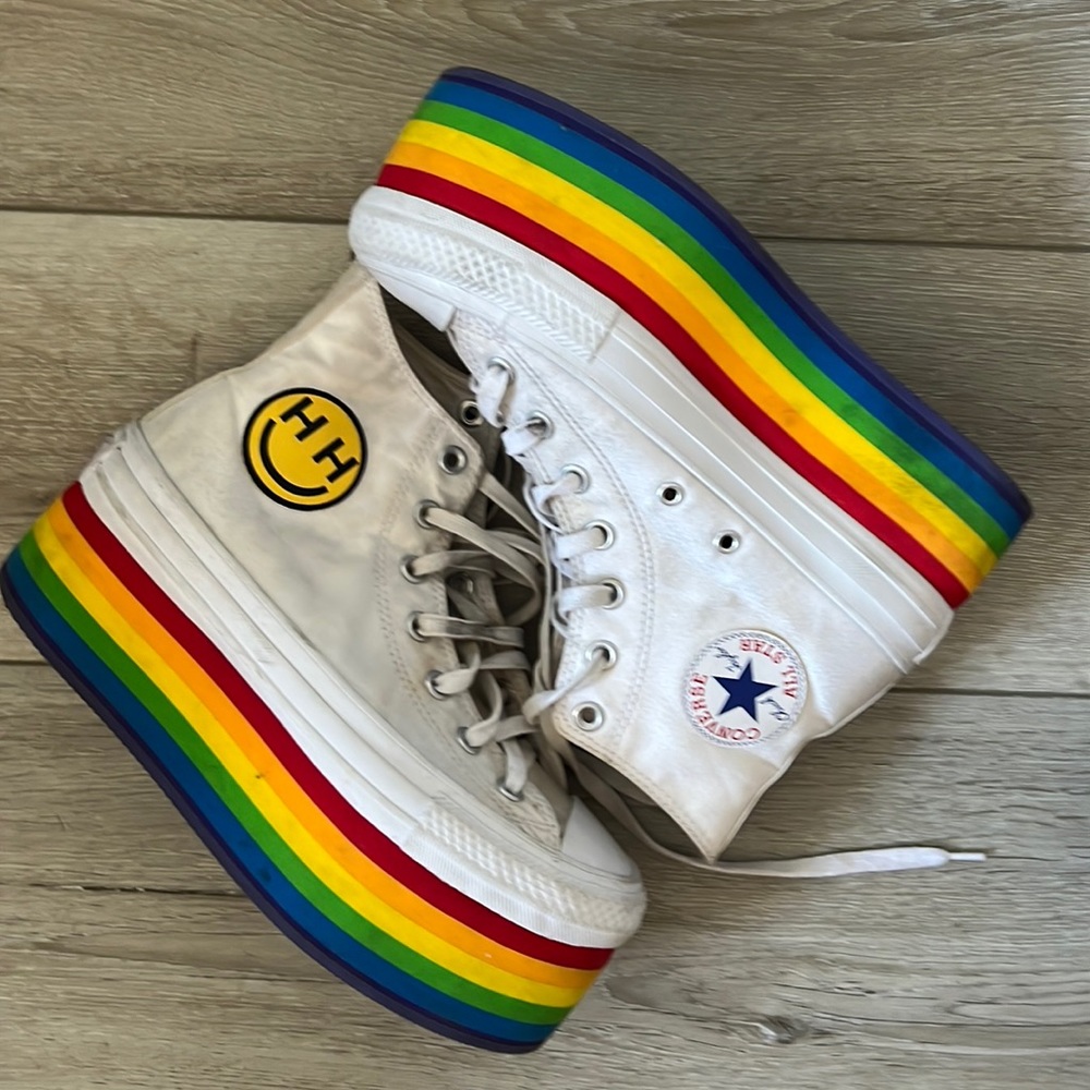 Miley Cyrus x Converse Rainbow Sneakers